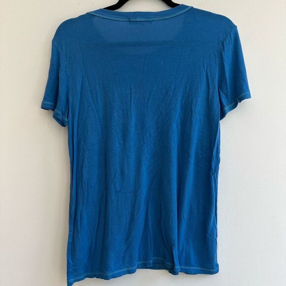 Urban Outfitters Truly Madly Deeply Blue Double Rainbow Graphic Tshirt Size Medi - Picture 3 of 10
